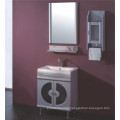 Glass PVC Bathroom Cabinet Furniture (B-515)